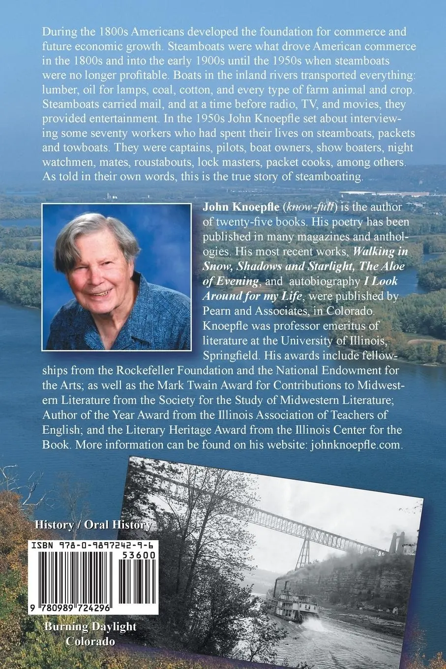 Rückseite: 9780989724296 | Men of the Inland Rivers | John Knoepfle | Taschenbuch | Englisch