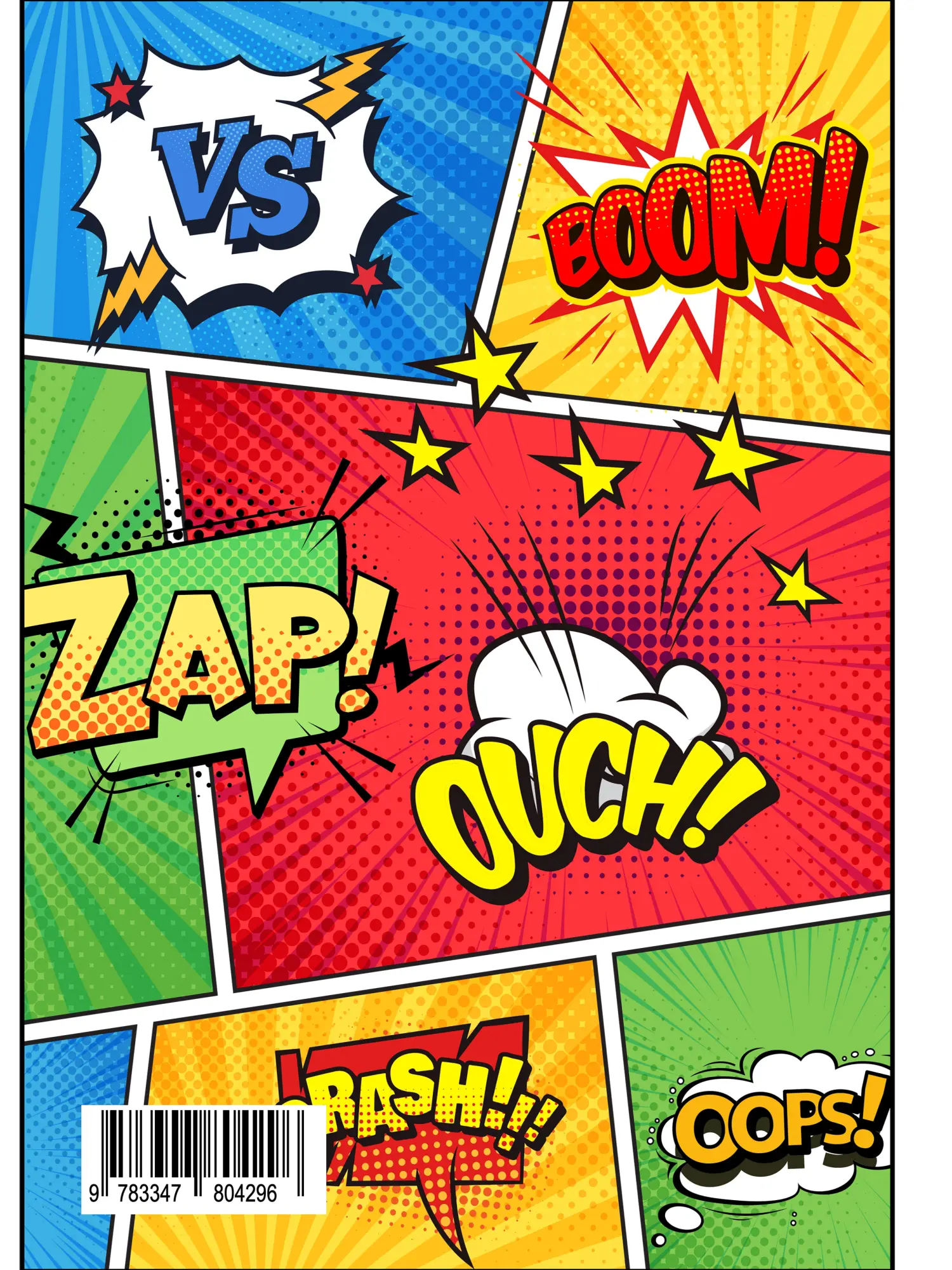 Rückseite: 9783347804296 | Create Your Own Adventures: 110-Page Blank Comic Book for Kids &amp;...