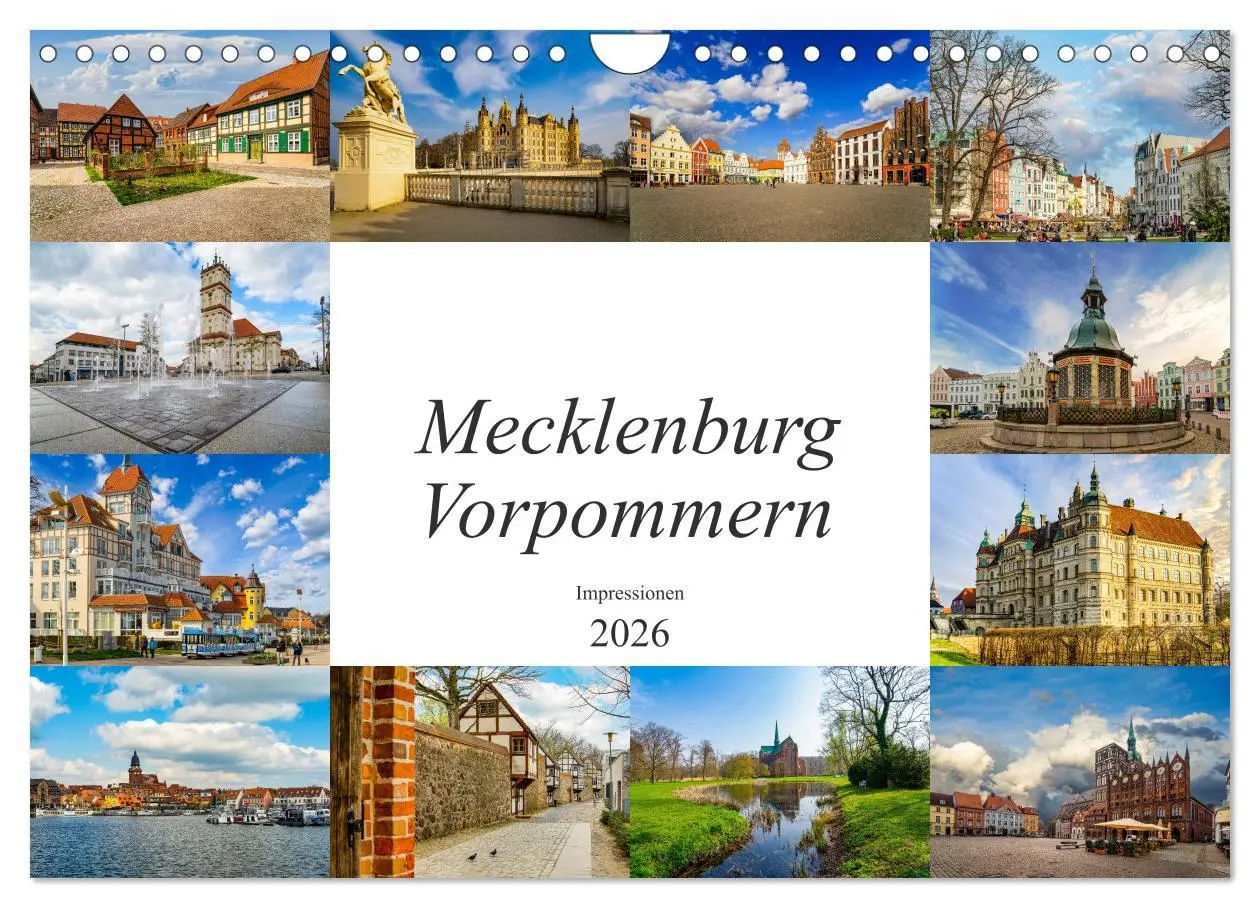 Cover: 9783457794296 | Mecklenburg Vorpommern Impressionen (Wandkalender 2026 DIN A4...