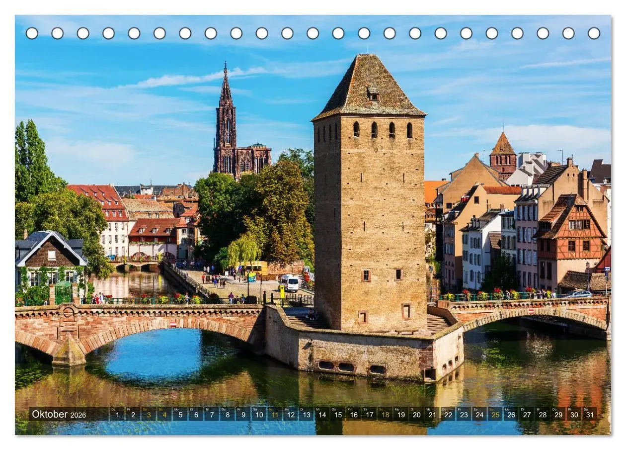 Bild: 9783457934296 | Straßburg - ein fotografischer Streifzug (Tischkalender 2026 DIN A5...