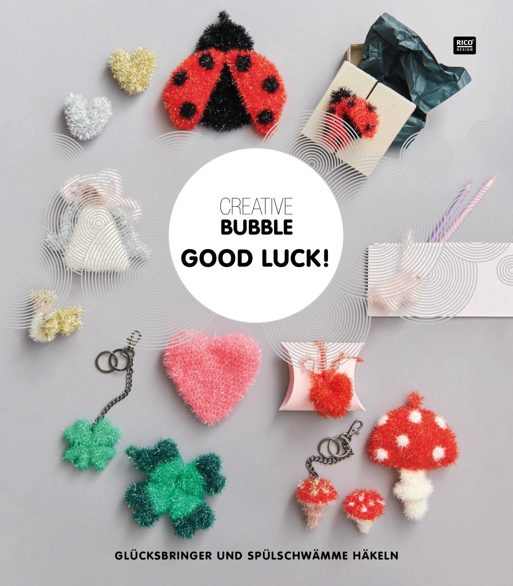 Cover: 9783960164296 | Creative Bubble GOOD LUCK! | Glücksbringer und Spülschwämme häkeln