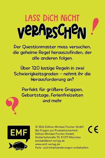 Rückseite: 4260478344396 | Kartenspiel: Wollt ihr mich verarschen?! | Spiel | 64 S. | Deutsch