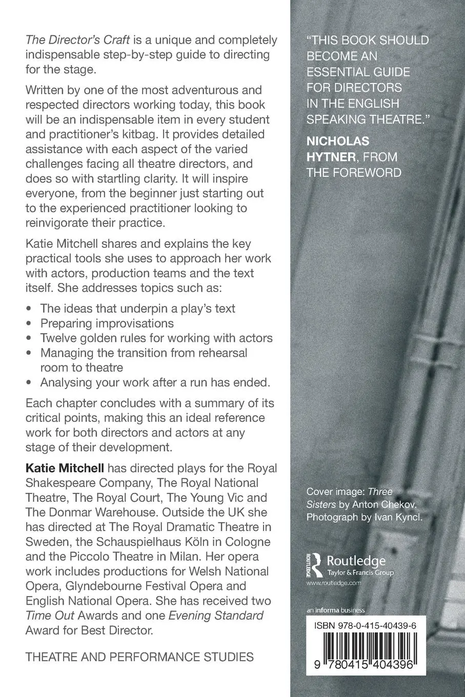 Rückseite: 9780415404396 | The Director's Craft | A Handbook for the Theatre | Katie Mitchell