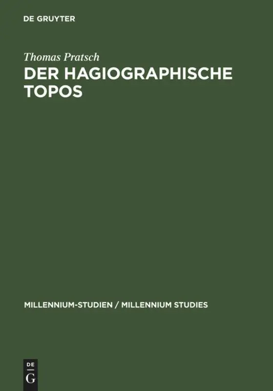Cover: 9783110184396 | Der hagiographische Topos | Thomas Pratsch | Buch | XVI | Deutsch