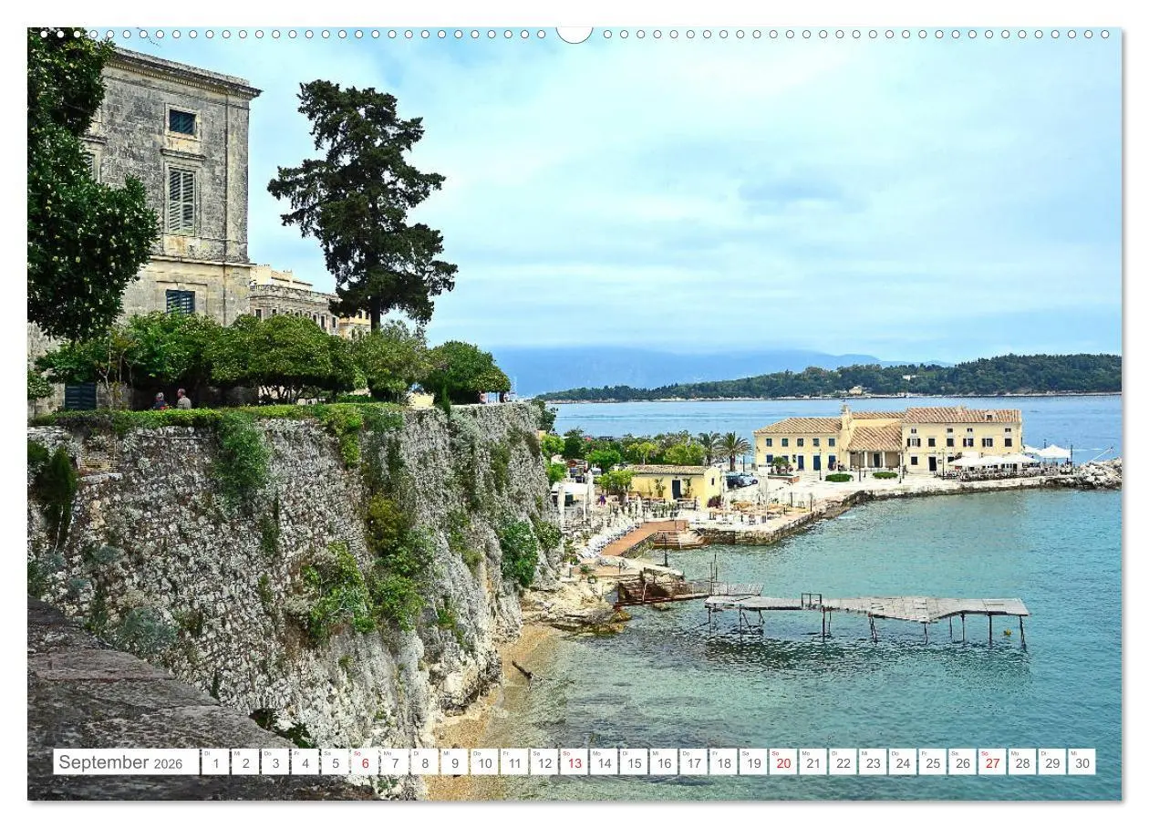 Bild: 9783457784396 | Faszination Korfu (Wandkalender 2026 DIN A2 quer), CALVENDO...