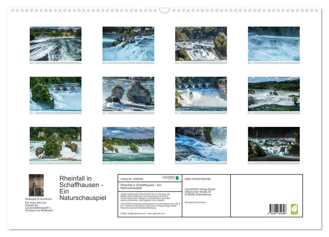 Bild: 9783457854396 | Rheinfall in Schaffhausen - Ein Naturschauspiel (Wandkalender 2026...
