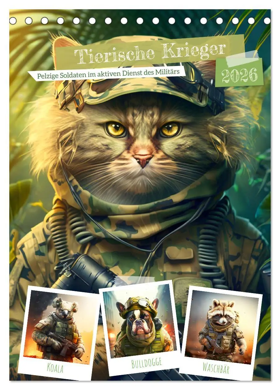 Cover: 9783516324396 | Tierische Krieger. Pelzige Soldaten im aktiven Dienst des Militärs...