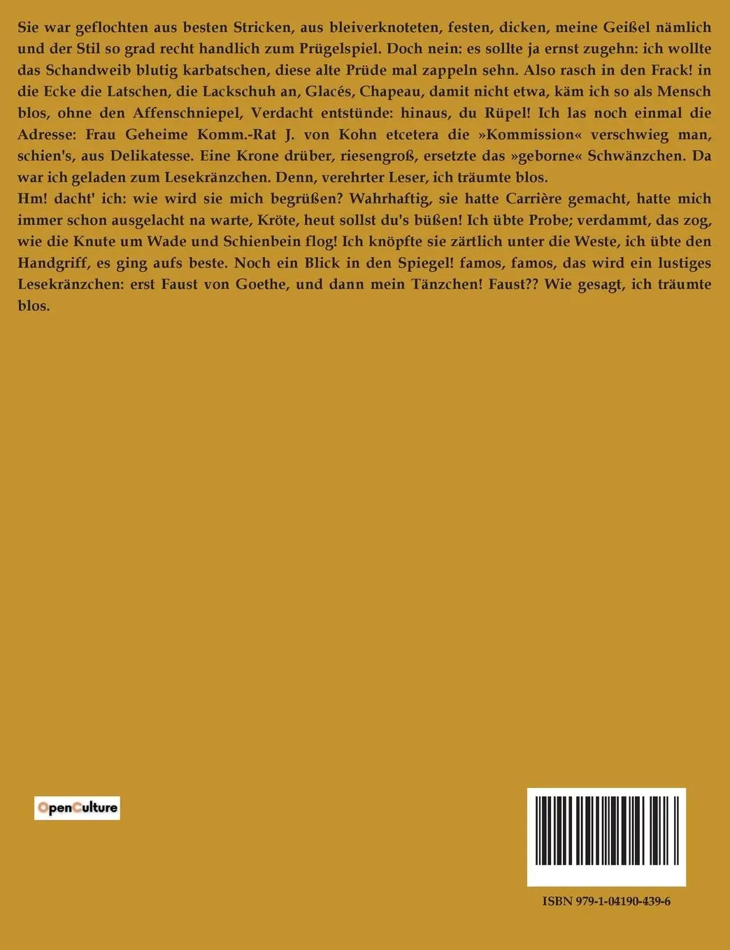 Rückseite: 9791041904396 | Die Verwandlungen der Venus | Richard Dehmel | Taschenbuch | 78 S.