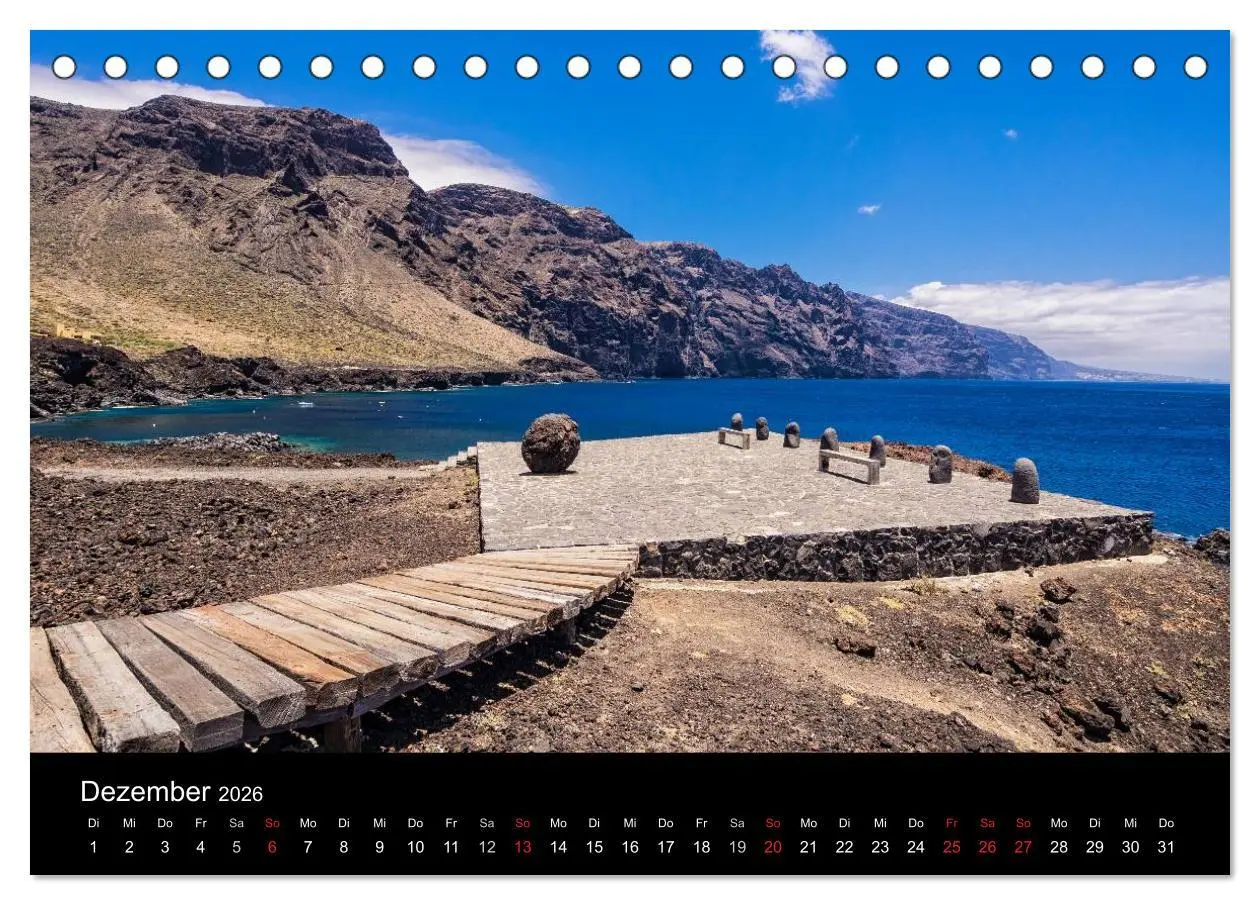 Bild: 9783516174496 | Teneriffa (Tischkalender 2026 DIN A5 quer), CALVENDO Monatskalender