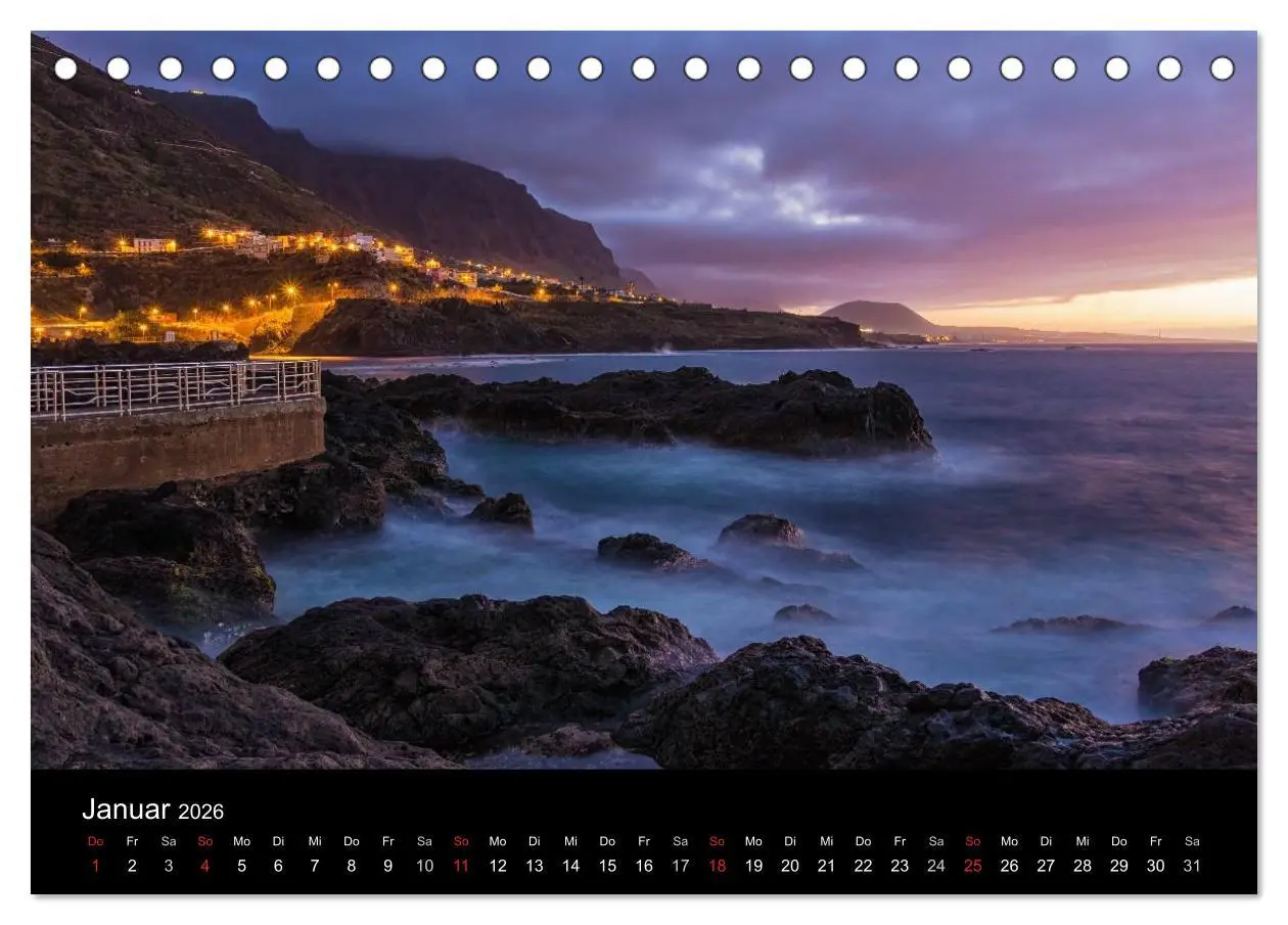 Bild: 9783516174496 | Teneriffa (Tischkalender 2026 DIN A5 quer), CALVENDO Monatskalender
