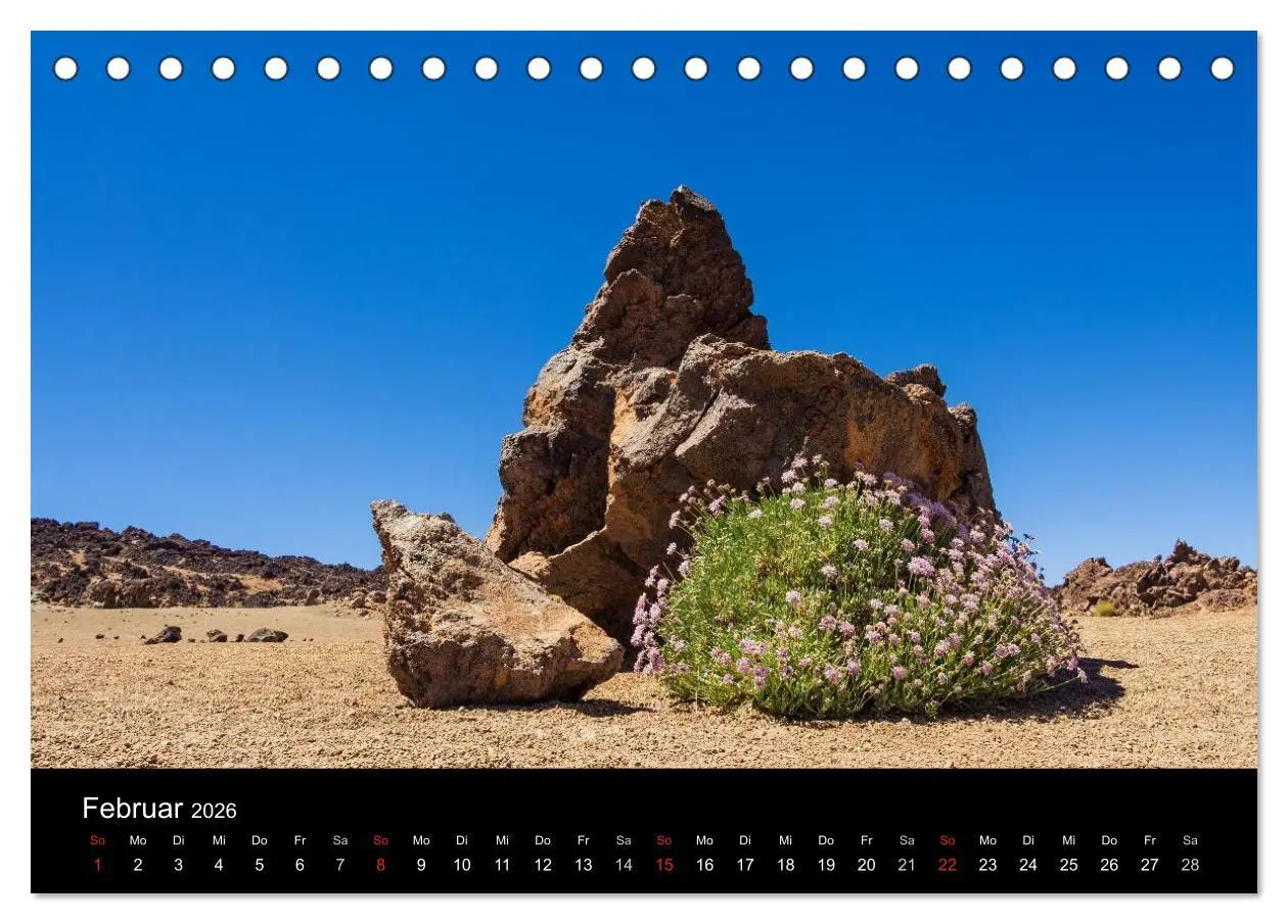 Bild: 9783516174496 | Teneriffa (Tischkalender 2026 DIN A5 quer), CALVENDO Monatskalender
