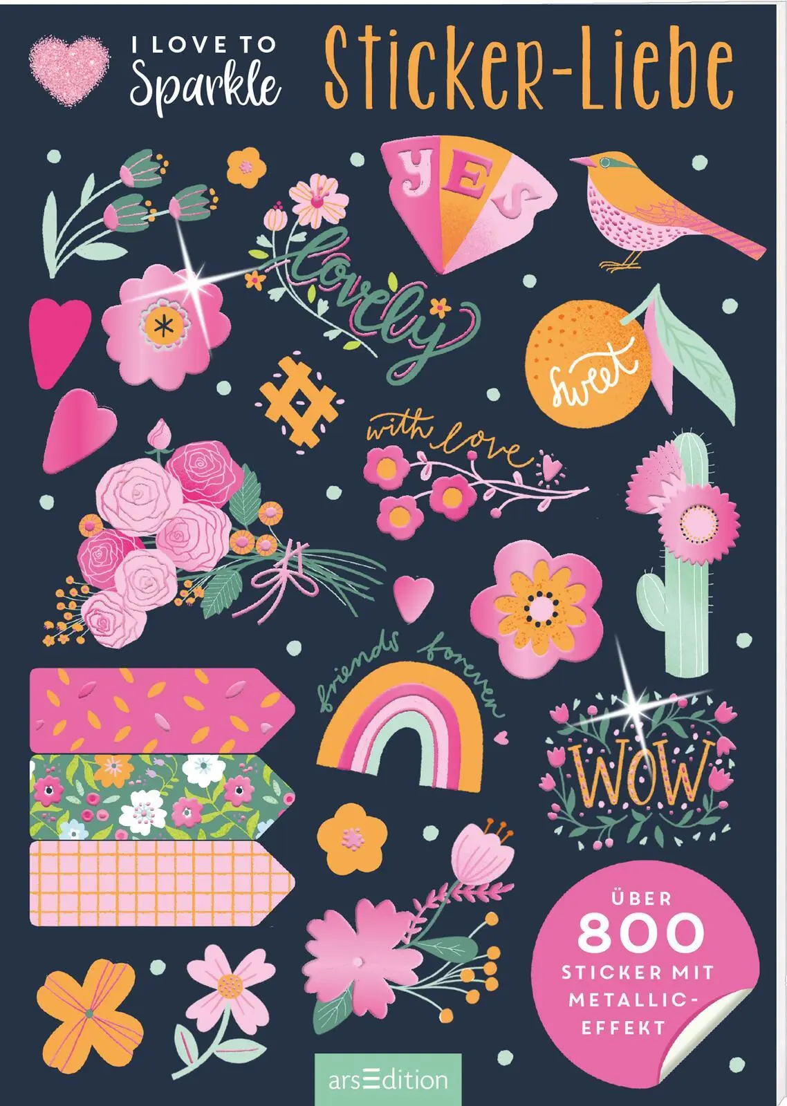 Cover: 4014489134596 | I Love to Sparkle - Sticker-Liebe | Laura Rosendorfer | Taschenbuch