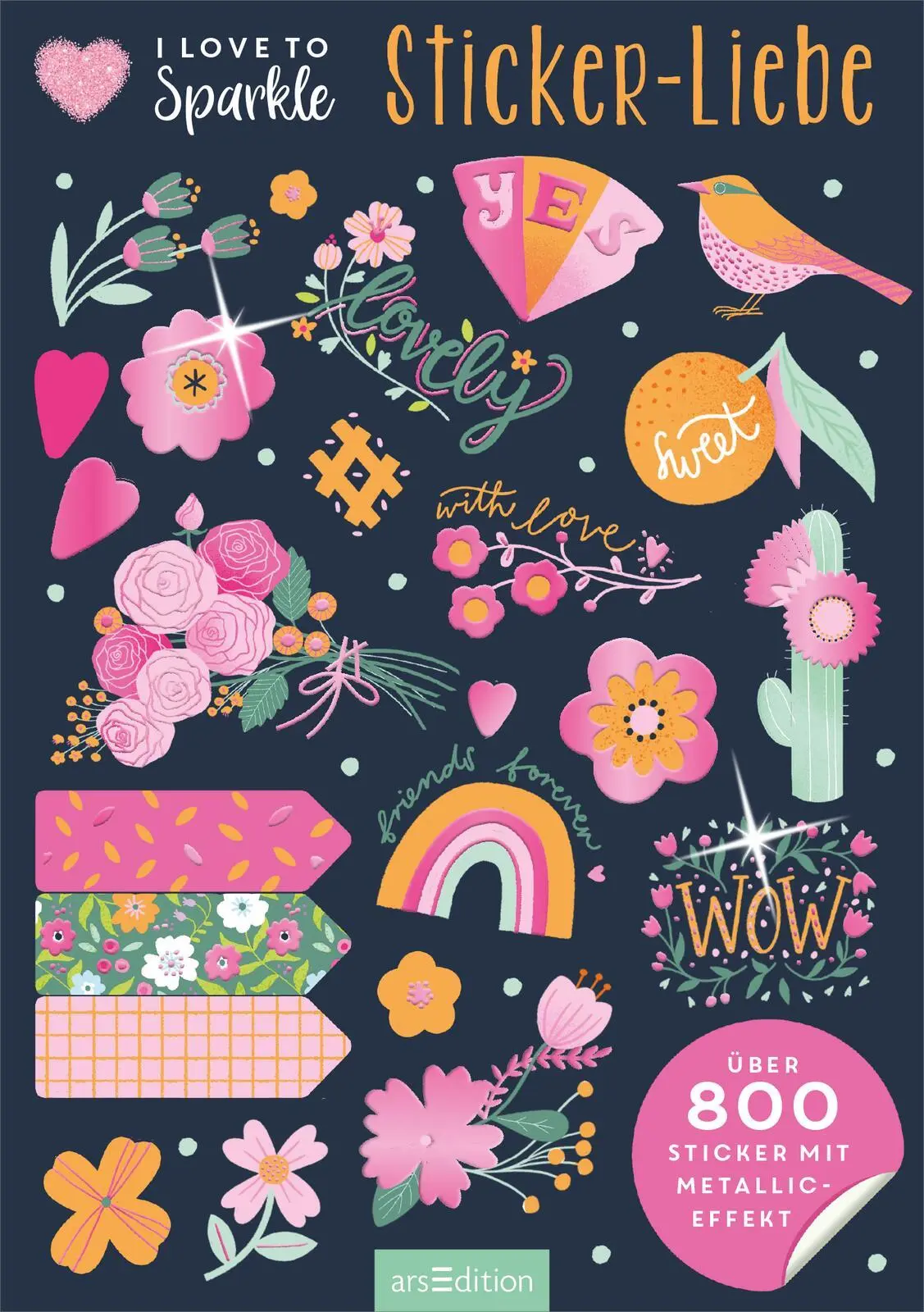Bild: 4014489134596 | I Love to Sparkle - Sticker-Liebe | Laura Rosendorfer | Taschenbuch