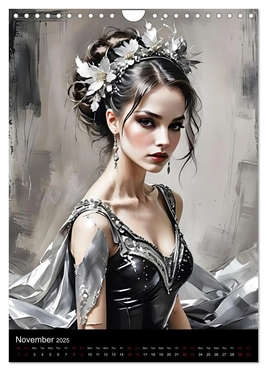 Bild: 9781325984596 | Dancing Elegance (Wall Calendar 2025 DIN A4 portrait), CALVENDO 12...
