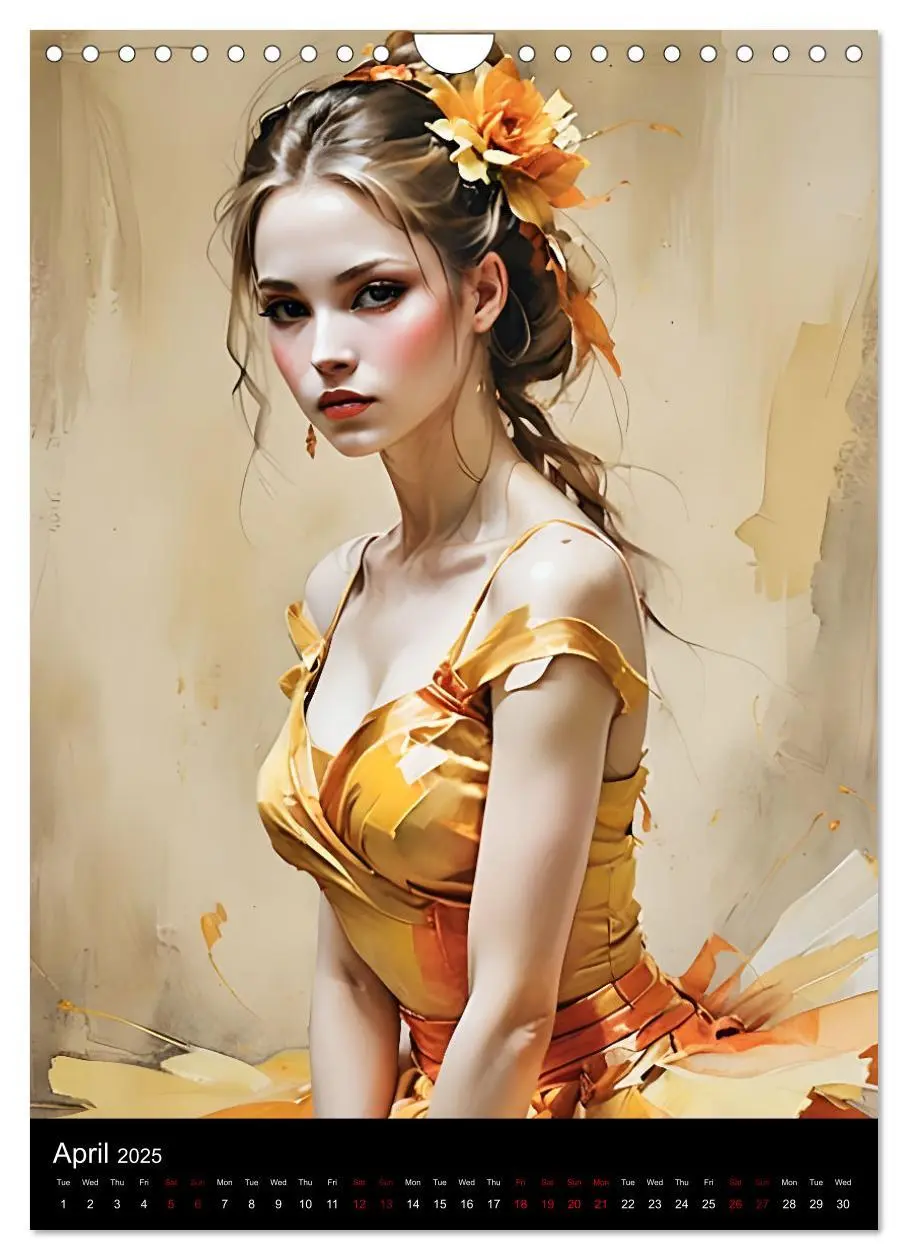Bild: 9781325984596 | Dancing Elegance (Wall Calendar 2025 DIN A4 portrait), CALVENDO 12...