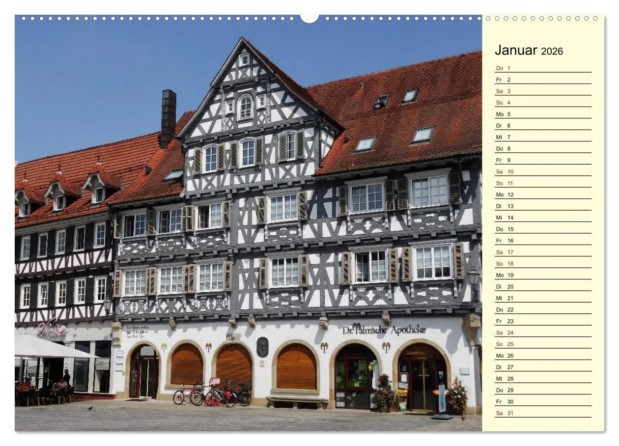 Bild: 9783457764596 | Unterwegs in Schorndorf (hochwertiger Premium Wandkalender 2026 DIN...