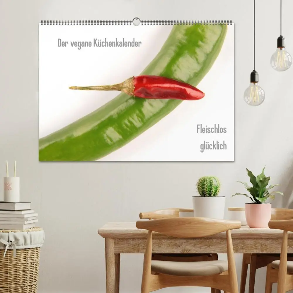 Bild: 9783516094596 | Der vegane Küchenkalender (Wandkalender 2026 DIN A2 quer), CALVENDO...