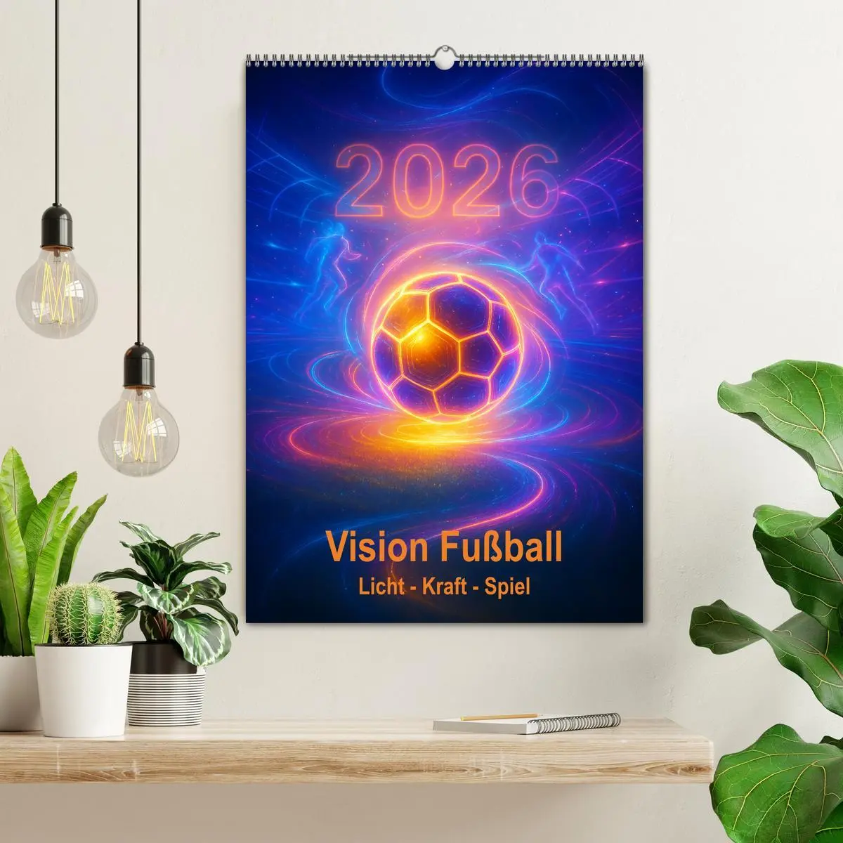 Bild: 9783516614596 | Vision Fußball Licht - Kraft - Spiel (Wandkalender 2026 DIN A2...