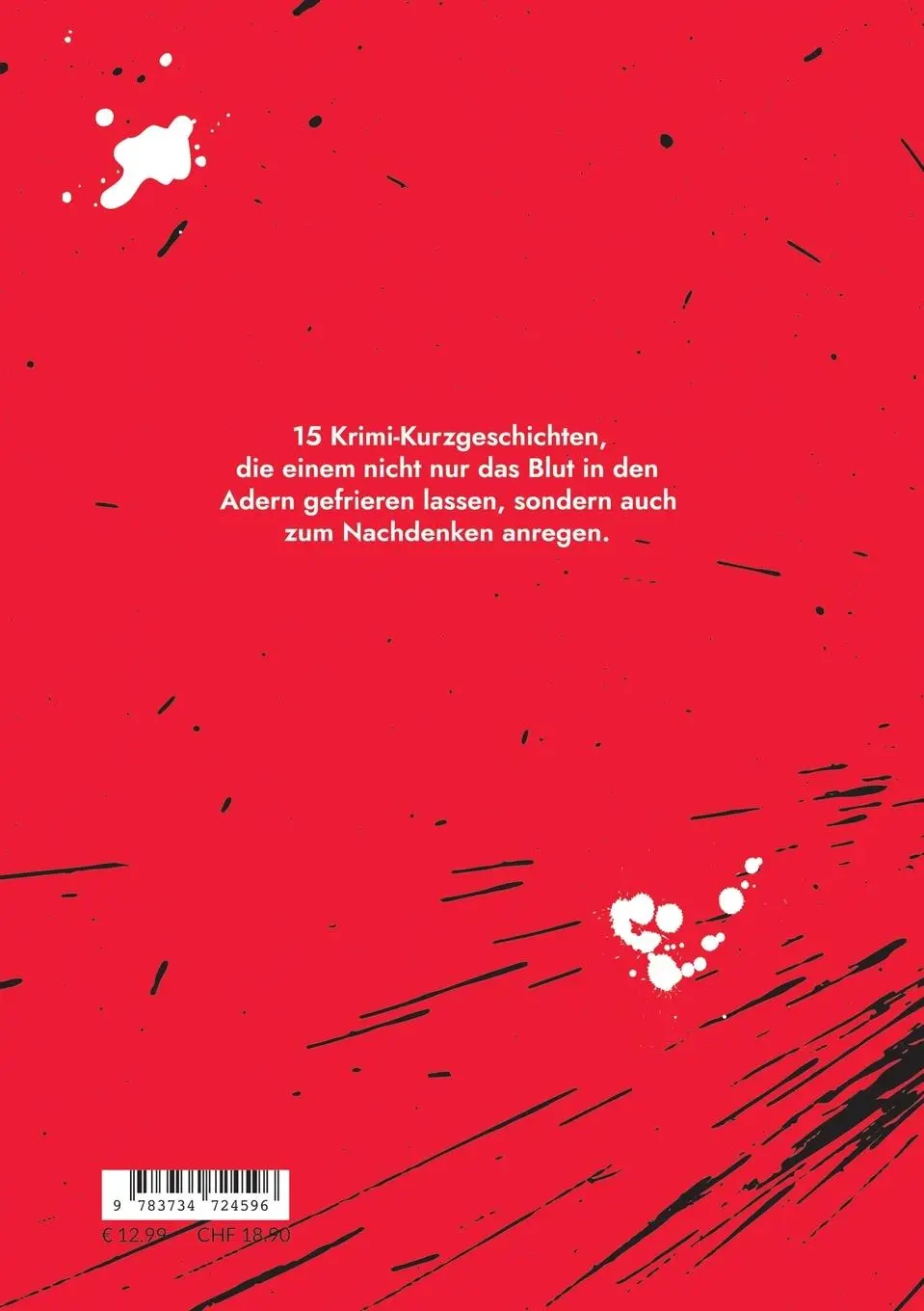 Rückseite: 9783734724596 | Auf Biegen und Verbrechen | 15 Krimi-Kurzgeschichten | Sturt | Buch