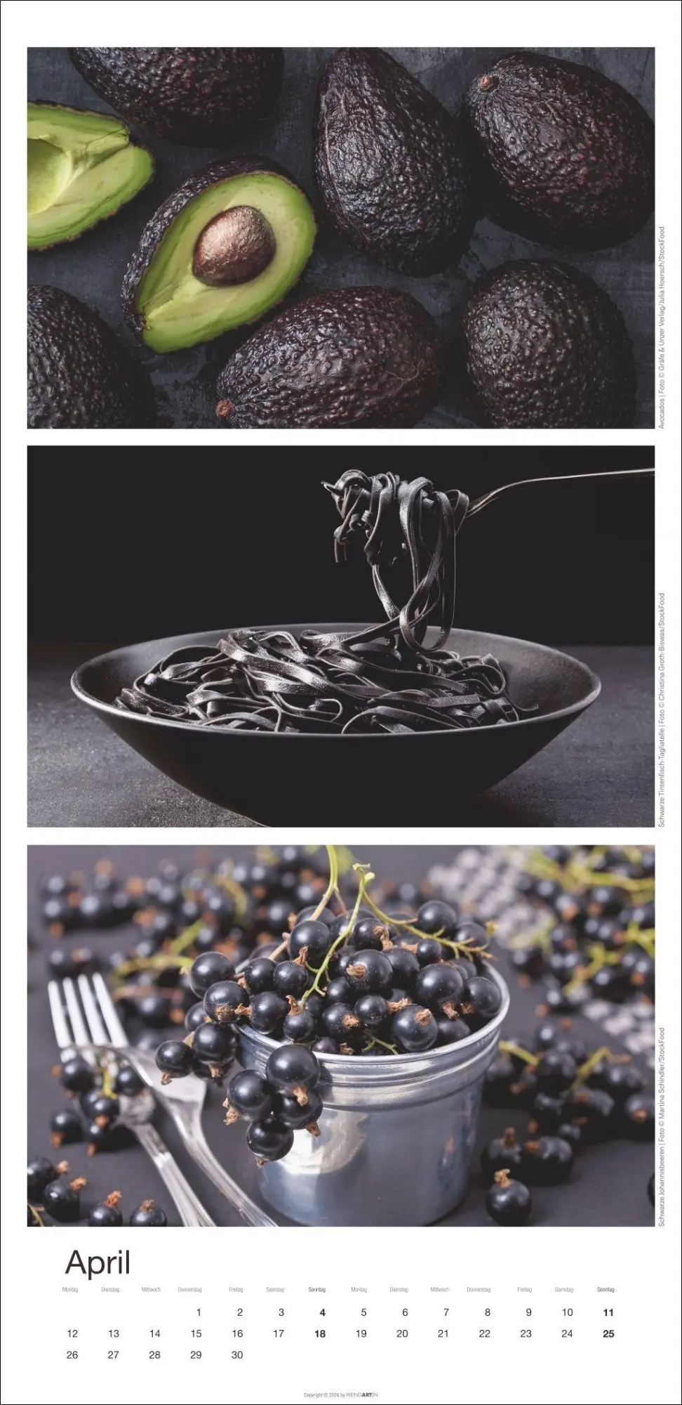 Bild: 9783839904596 | Colours of Food Kalender 2027 | Kalender | Spiralbindung | 14 S.
