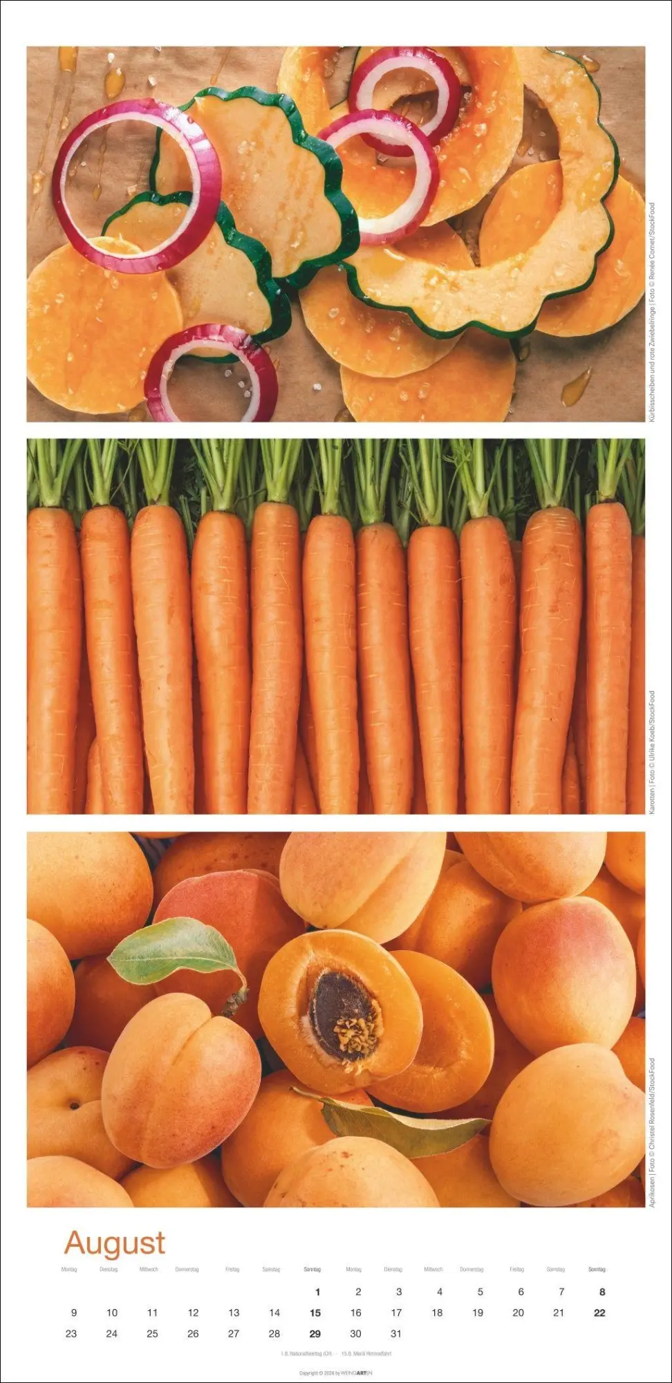 Bild: 9783839904596 | Colours of Food Kalender 2027 | Kalender | Spiralbindung | 14 S.