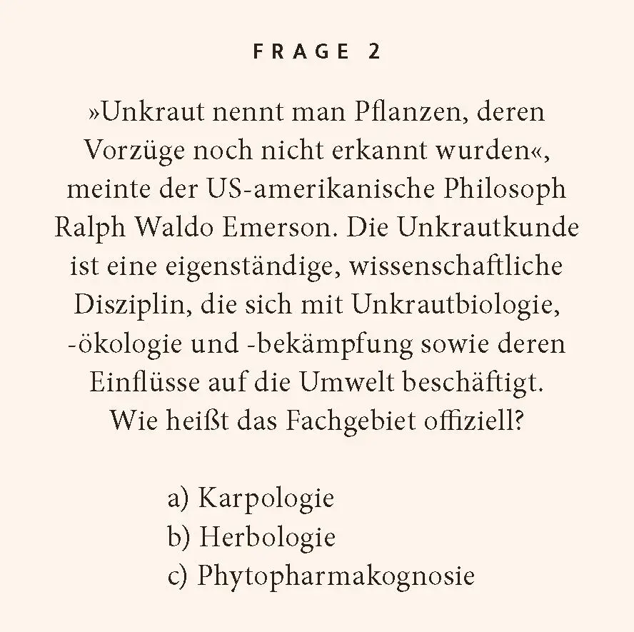 Bild: 9783899784596 | Kräuter-Quiz | Nicole Steffens | Taschenbuch | Quiz im Quadrat | 2024