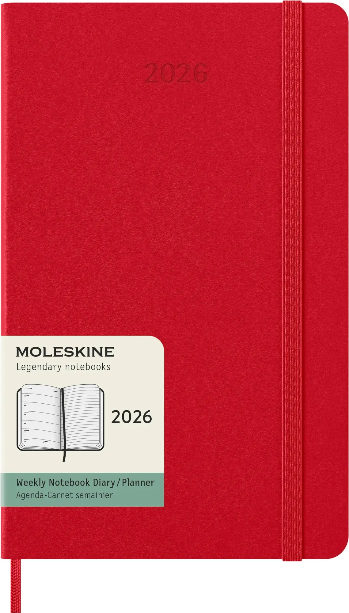 Bild: 8056999274696 | Moleskine 12 Monate Wochen Notizkalender 2026, Large/A5, 1 Wo = 1...