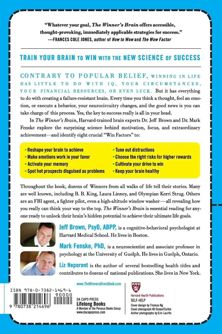 Rückseite: 9780738214696 | The Winner's Brain | 8 Strategies Great Minds Use to Achieve Success