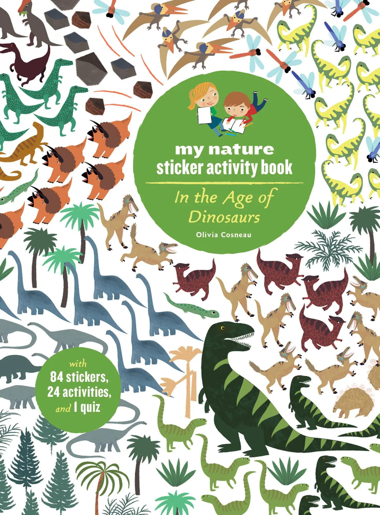 Cover: 9781616894696 | In the Age of Dinosaurs | My Nature Sticker Activity Book | Cosneau
