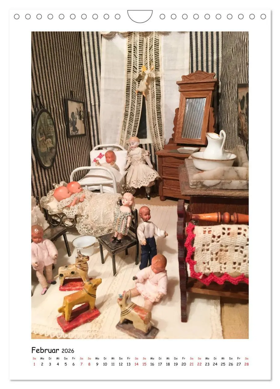 Bild: 9783516394696 | Alte Puppenzimmer (Wandkalender 2026 DIN A4 hoch), CALVENDO...