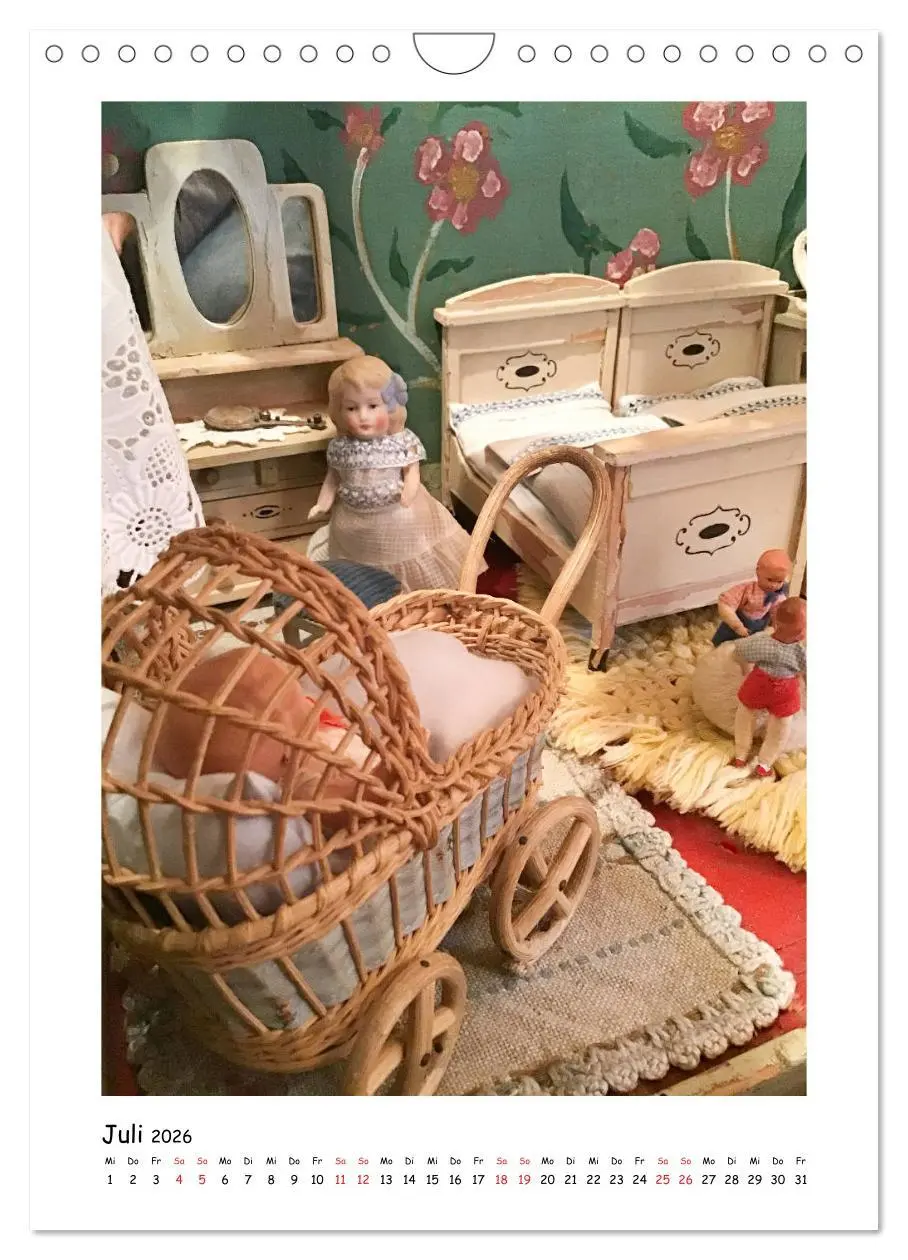 Bild: 9783516394696 | Alte Puppenzimmer (Wandkalender 2026 DIN A4 hoch), CALVENDO...