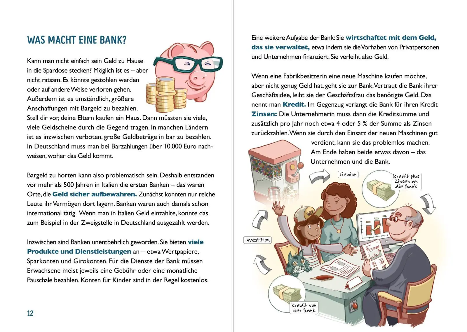 Bild: 9783551254696 | Das kleine Buch vom Geld | Birgit Wetjen (u. a.) | Taschenbuch | 48 S.
