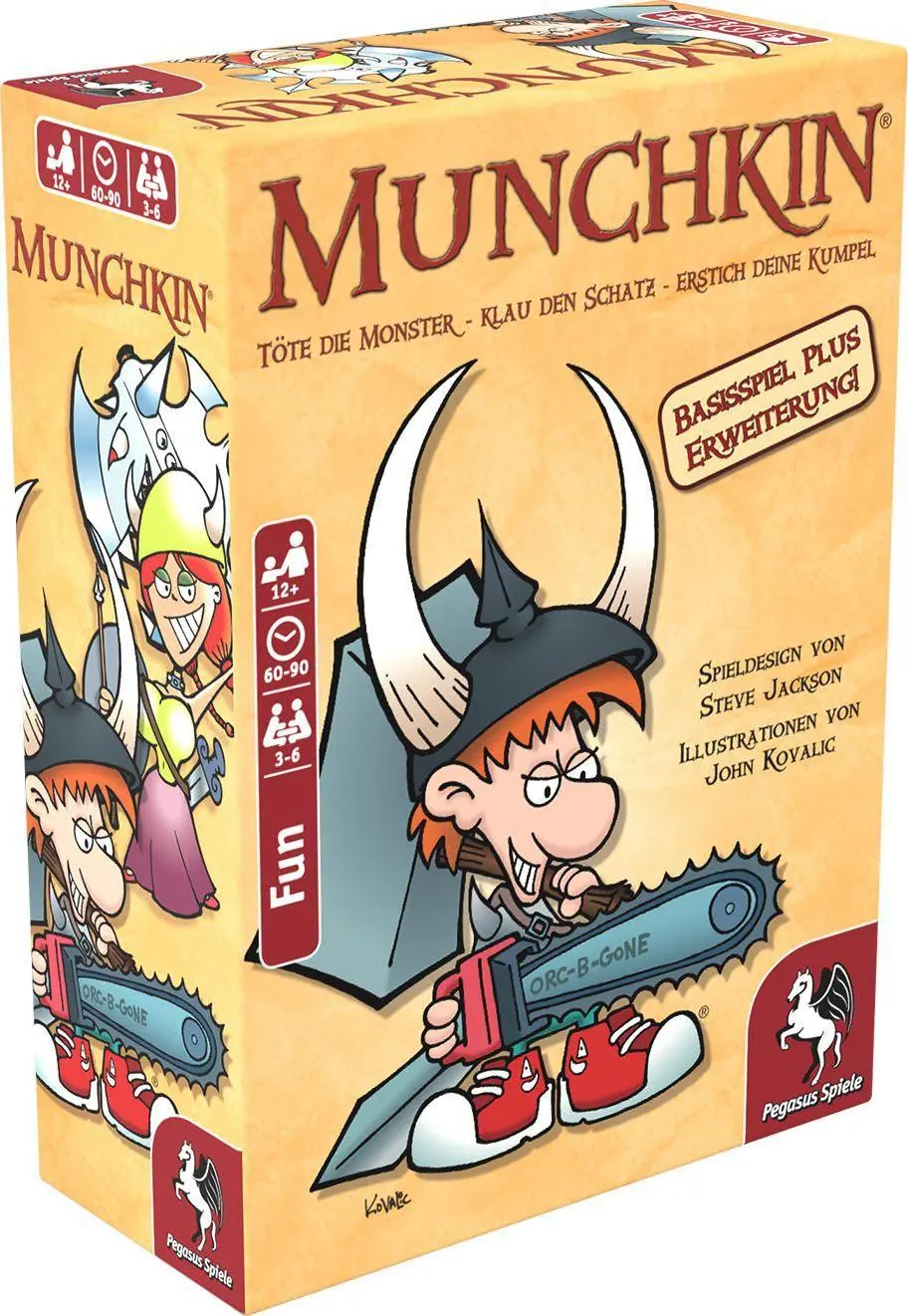 Cover: 4250231704796 | Munchkin 1+2 | Steve Jackson | Spiel | Brettspiel | 17222G | Deutsch