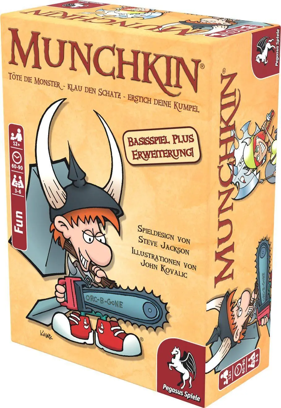 Bild: 4250231704796 | Munchkin 1+2 | Steve Jackson | Spiel | Brettspiel | 17222G | Deutsch
