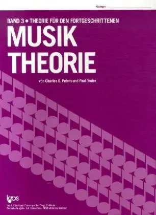 Cover: 9780849704796 | Musiktheorie. Bd.3 | Theorie für den Fortgeschrittenen | Broschüre