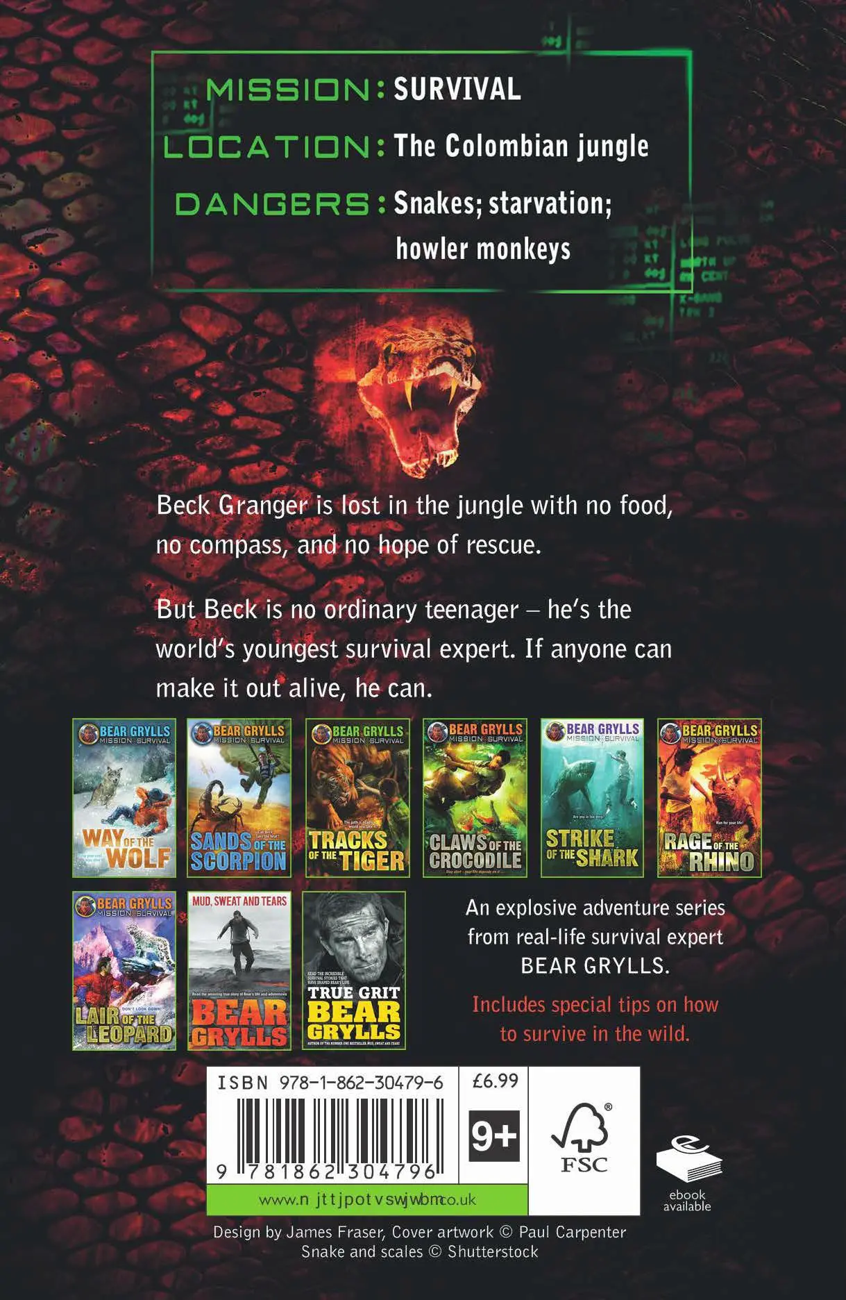 Rückseite: 9781862304796 | Mission Survival 1: Gold of the Gods | Bear Grylls | Taschenbuch