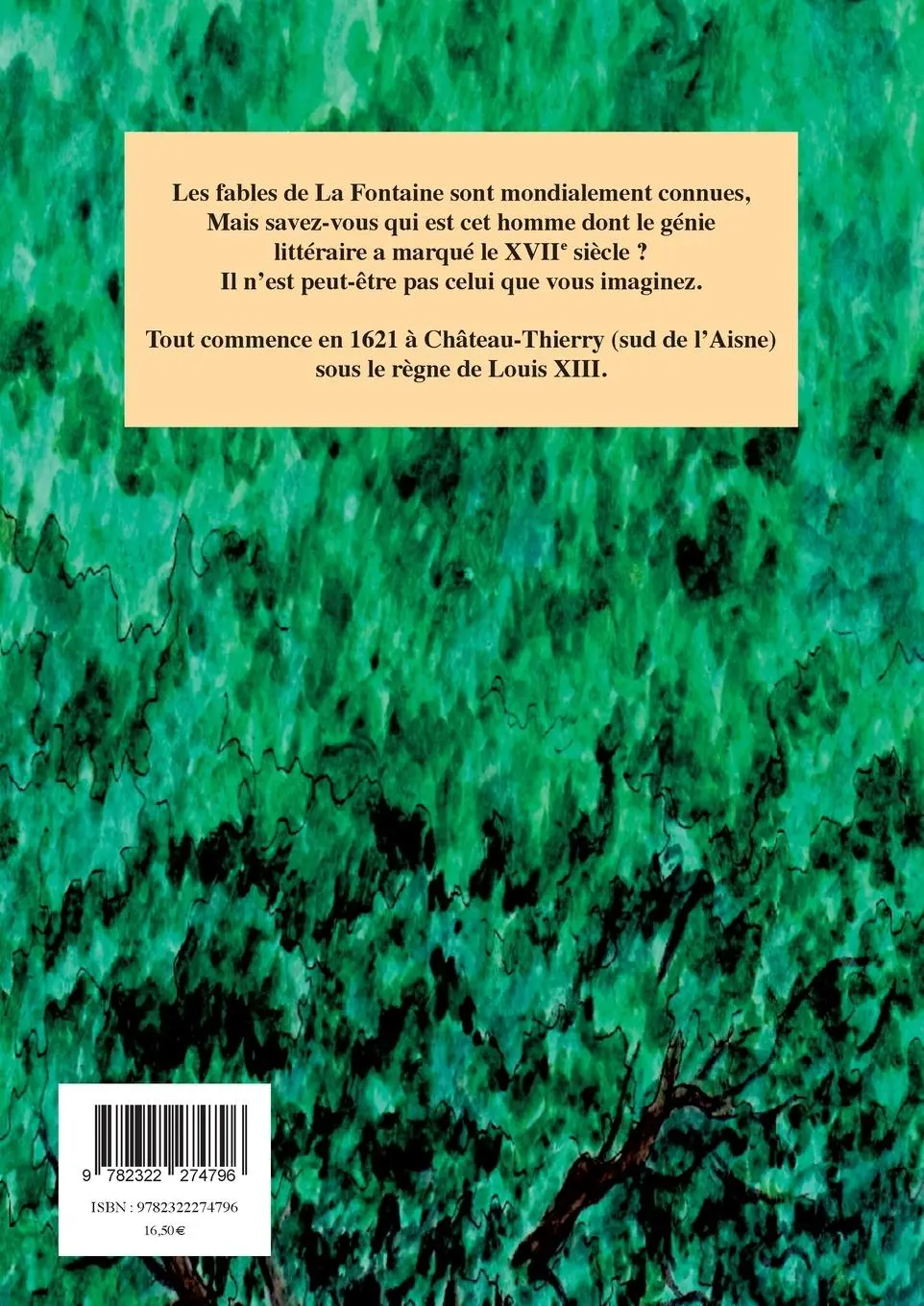 Rückseite: 9782322274796 | La fontaine | Une fablu leuse vie | Roger Moréton | Taschenbuch | 2021
