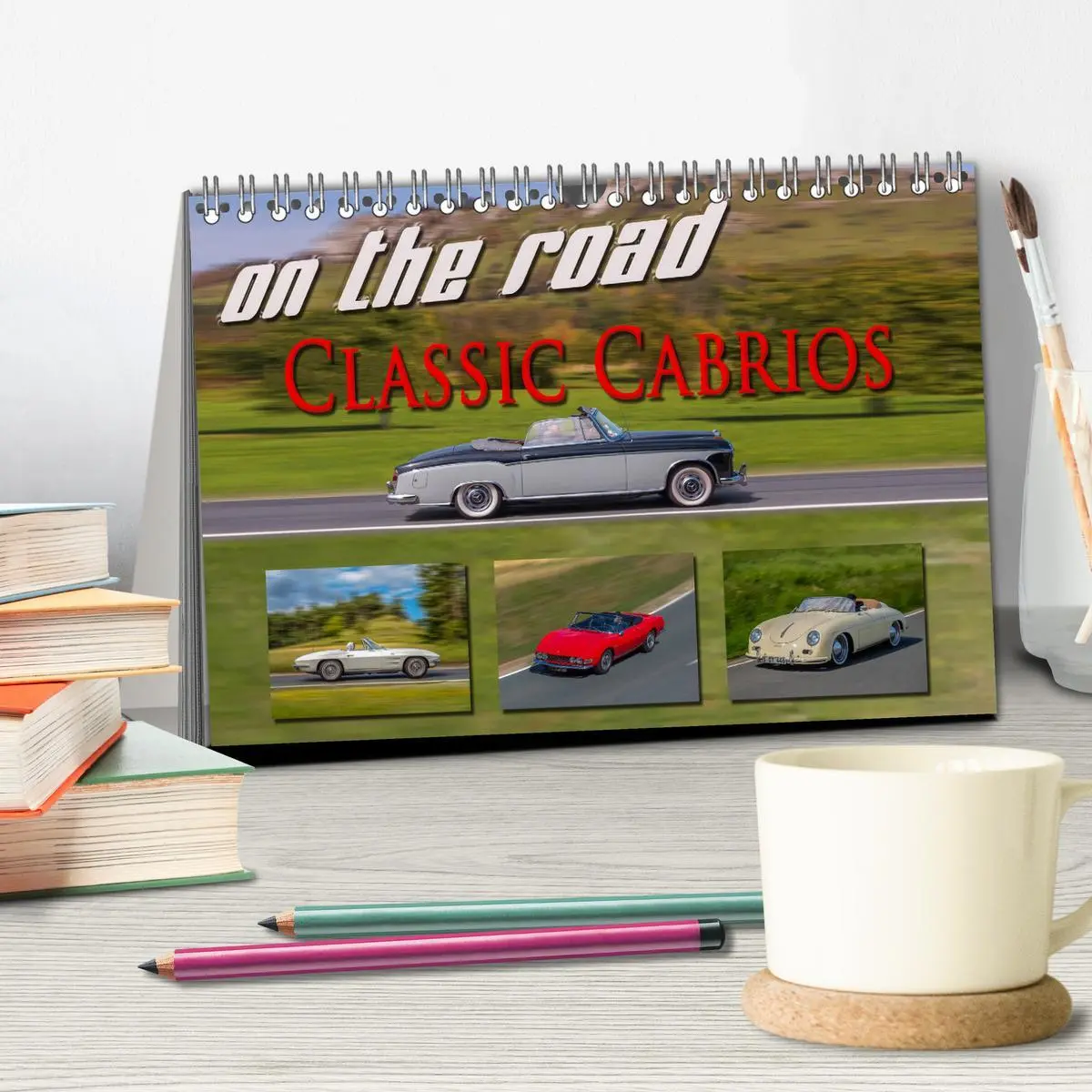 Bild: 9783457674796 | on the road Classic Cabrios (Tischkalender 2026 DIN A5 quer),...