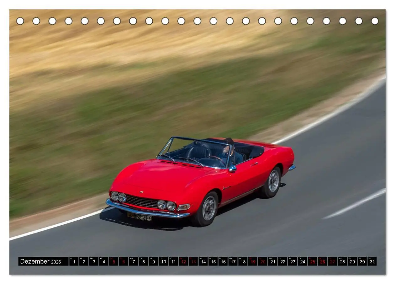 Bild: 9783457674796 | on the road Classic Cabrios (Tischkalender 2026 DIN A5 quer),...