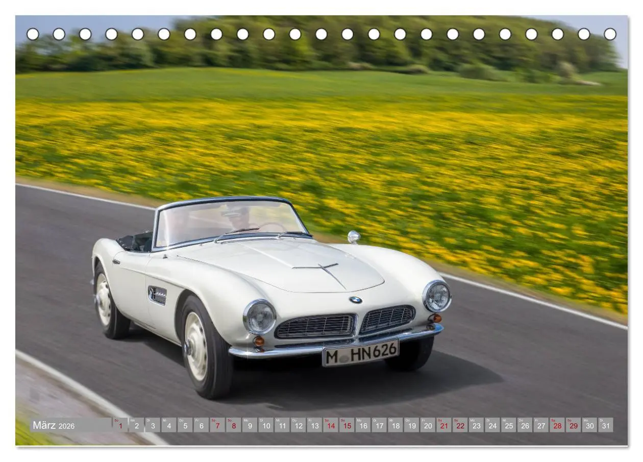 Bild: 9783457674796 | on the road Classic Cabrios (Tischkalender 2026 DIN A5 quer),...