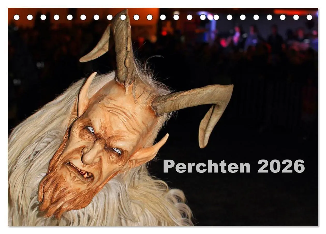 Cover: 9783516074796 | Perchten 2026 (Tischkalender 2026 DIN A5 quer), CALVENDO...