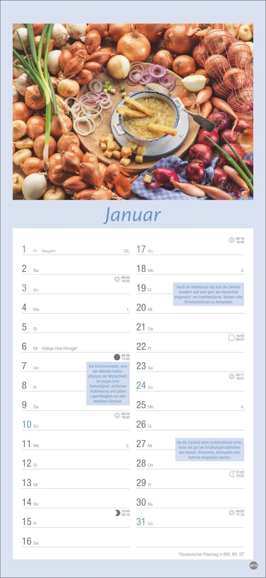 Bild: 9783756414796 | Küchenplaner 2027 | Heye | Kalender | Spiralbindung | 13 S. | Deutsch
