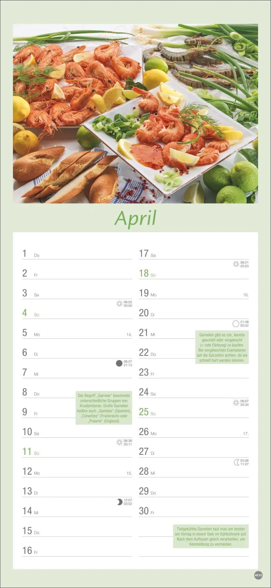 Bild: 9783756414796 | Küchenplaner 2027 | Heye | Kalender | Spiralbindung | 13 S. | Deutsch