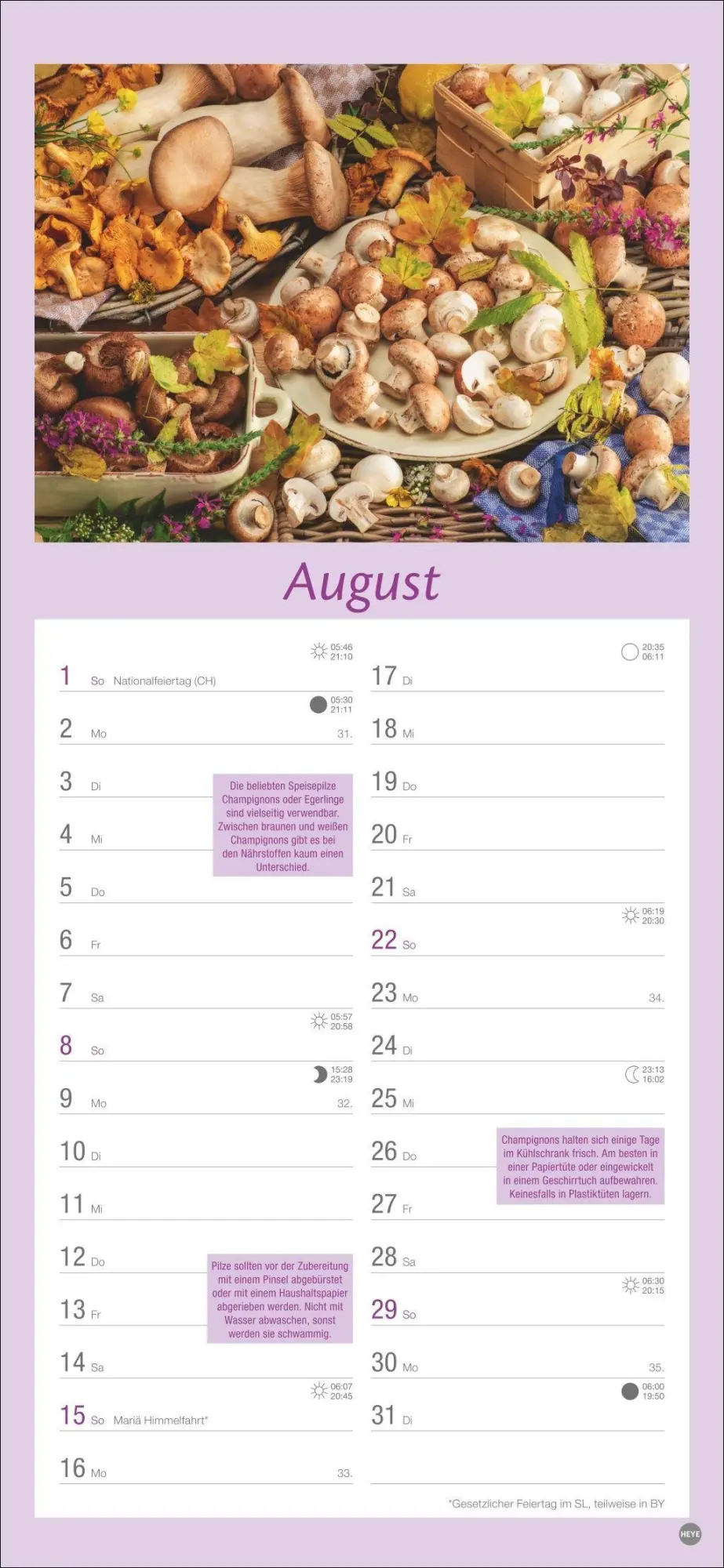 Bild: 9783756414796 | Küchenplaner 2027 | Heye | Kalender | Spiralbindung | 13 S. | Deutsch