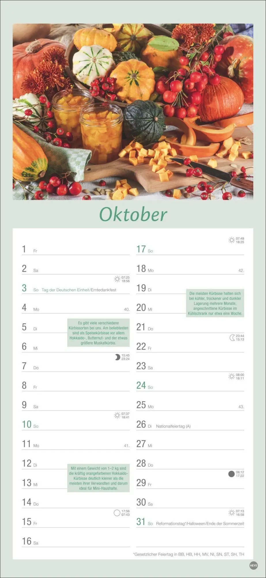 Bild: 9783756414796 | Küchenplaner 2027 | Heye | Kalender | Spiralbindung | 13 S. | Deutsch