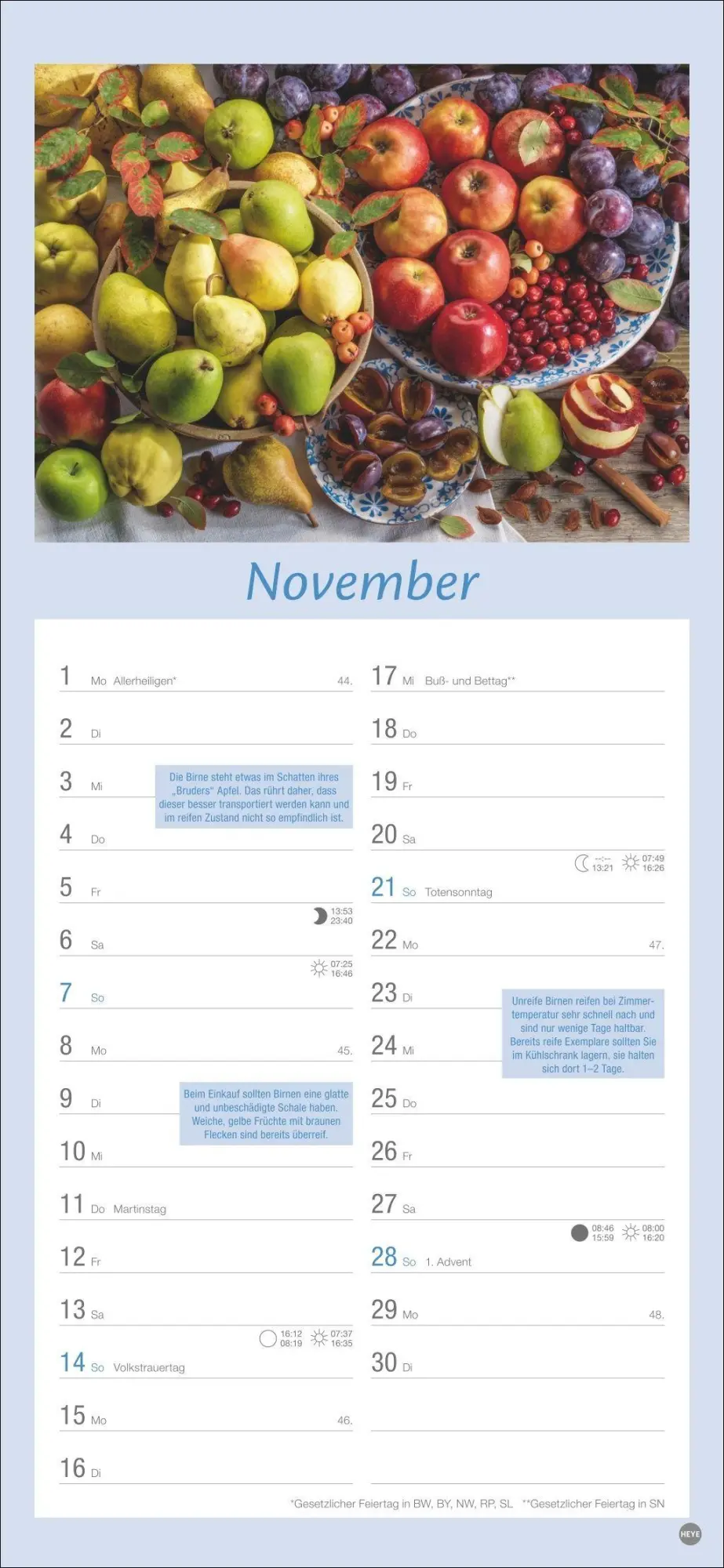 Bild: 9783756414796 | Küchenplaner 2027 | Heye | Kalender | Spiralbindung | 13 S. | Deutsch