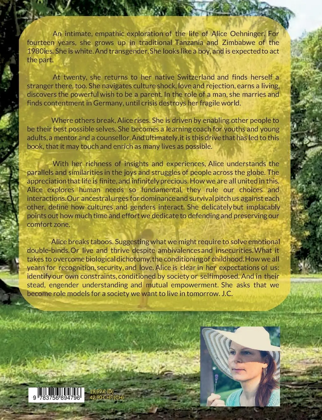 Rückseite: 9783756894796 | Being Human | A Biography of overcoming Limitations | Oehninger | Buch