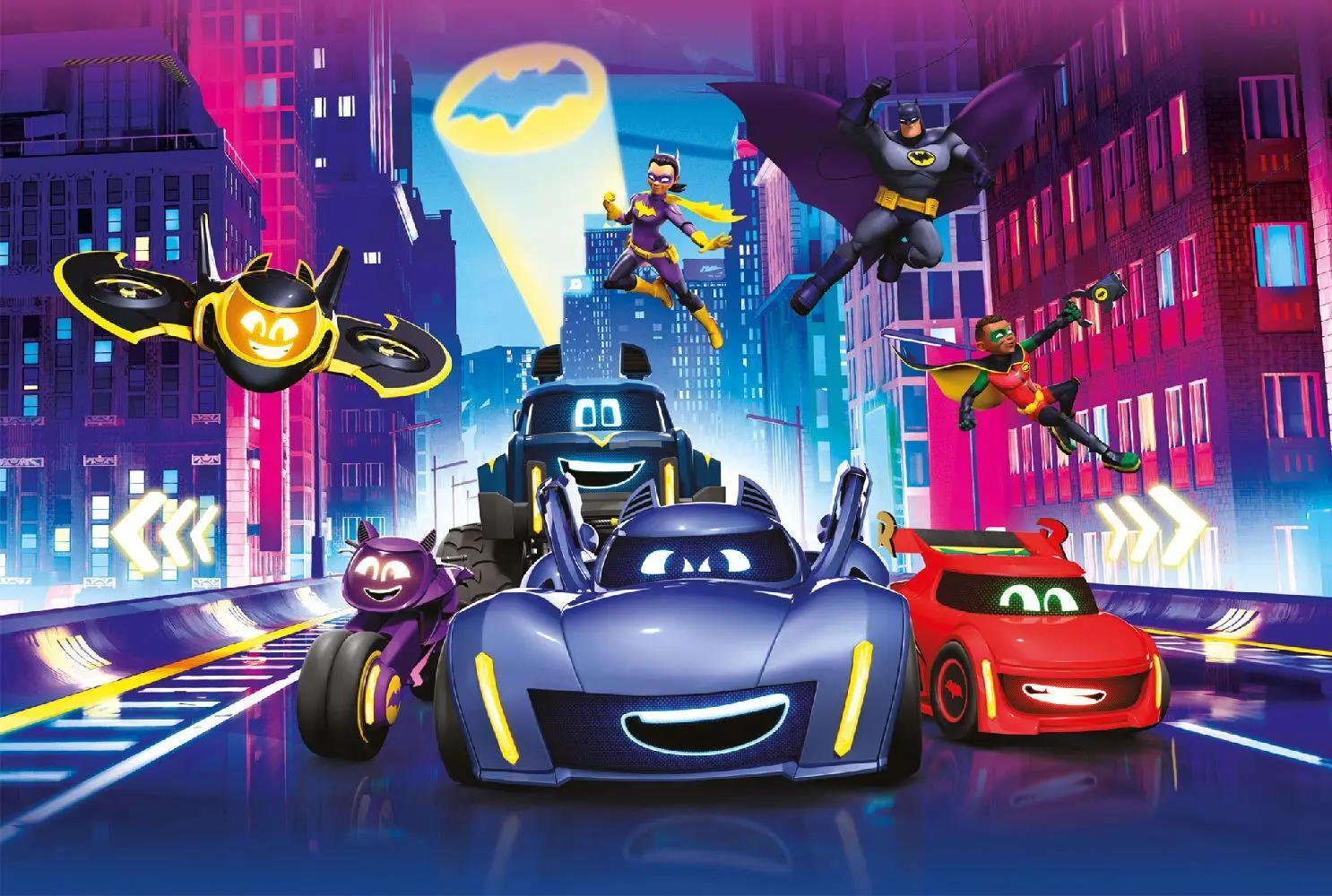 Bild: 4001504564896 | Turbogeladene Action in Gotham City, 100 Teile | Spiel | Schachtel