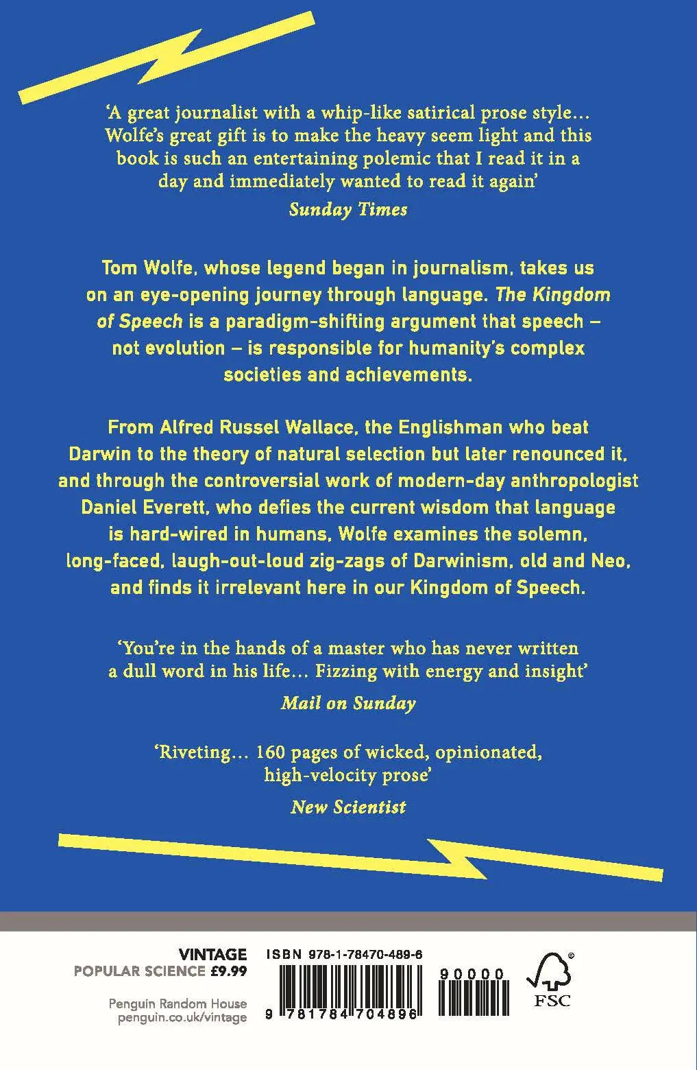 Rückseite: 9781784704896 | The Kingdom of Speech | Tom Wolfe | Taschenbuch | 186 S. | Englisch