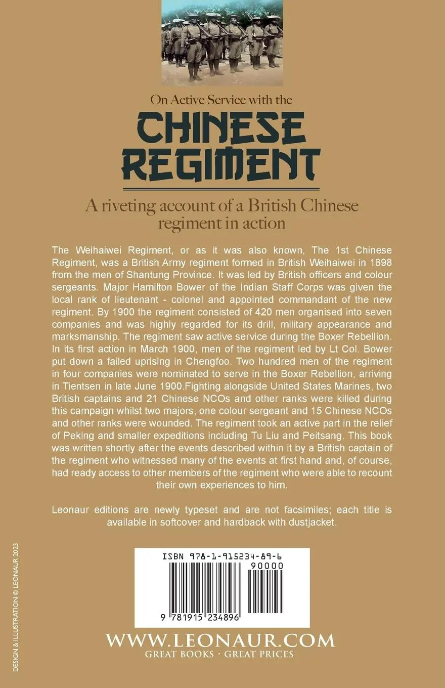 Rückseite: 9781915234896 | On Active Service with the Chinese Regiment | A. A. S. Barnes | Buch